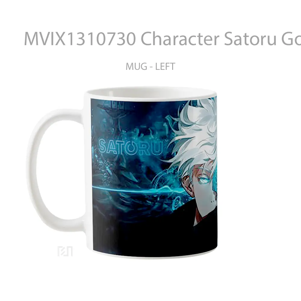 Mug Character Satoru Gojo Jujutsu Kaisen Gelas Keramik Unik - All-side / Desain