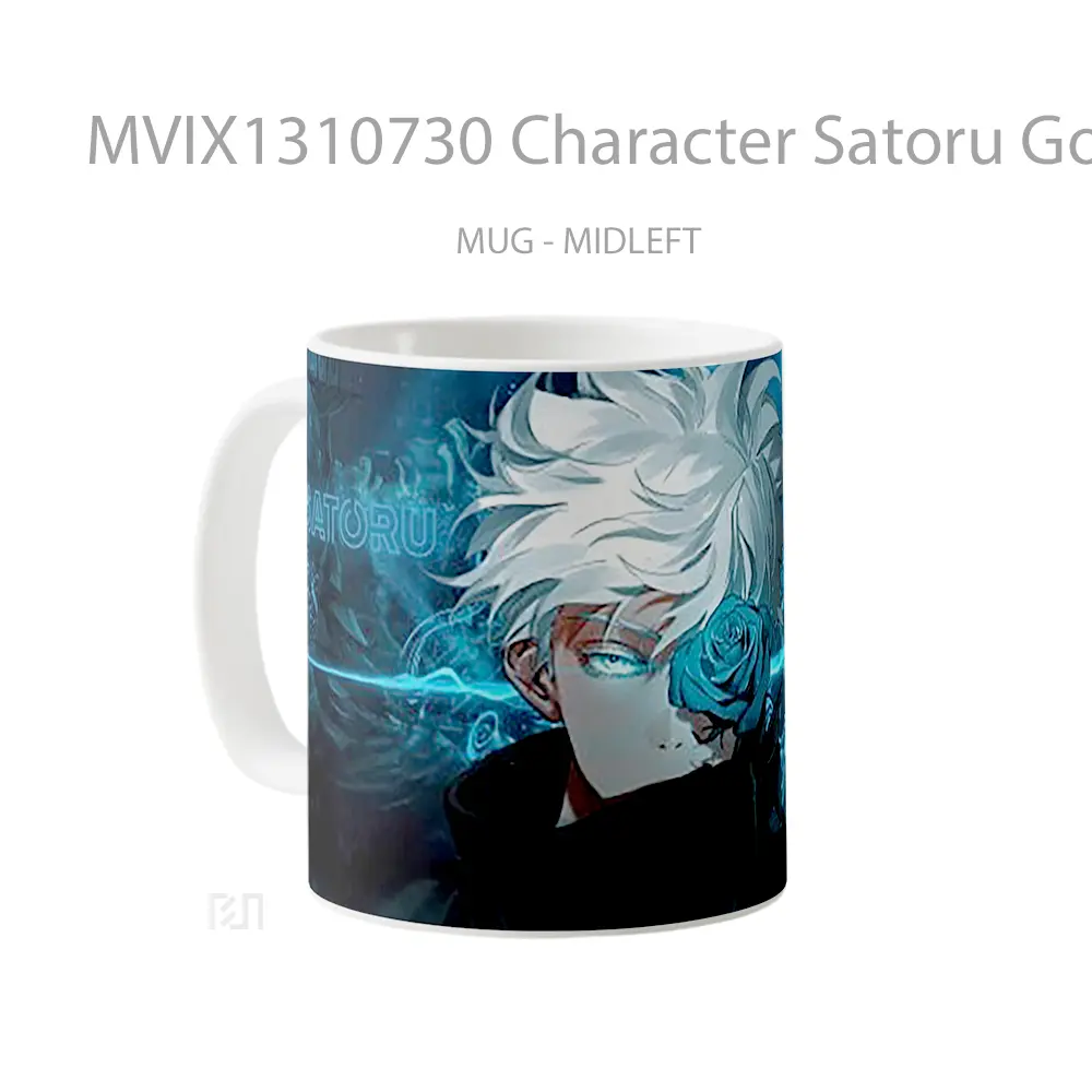 Mug Character Satoru Gojo Jujutsu Kaisen Gelas Keramik Unik - All-side / Desain
