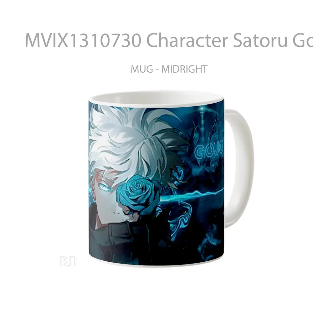 Mug Character Satoru Gojo Jujutsu Kaisen Gelas Keramik Unik - All-side / Desain