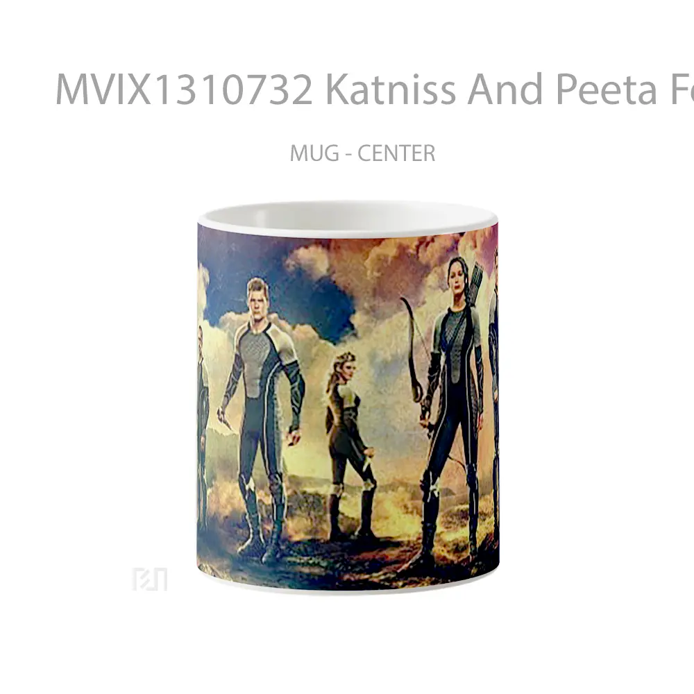 Mug Katniss And Peeta For On Fire Gelas Keramik Unik