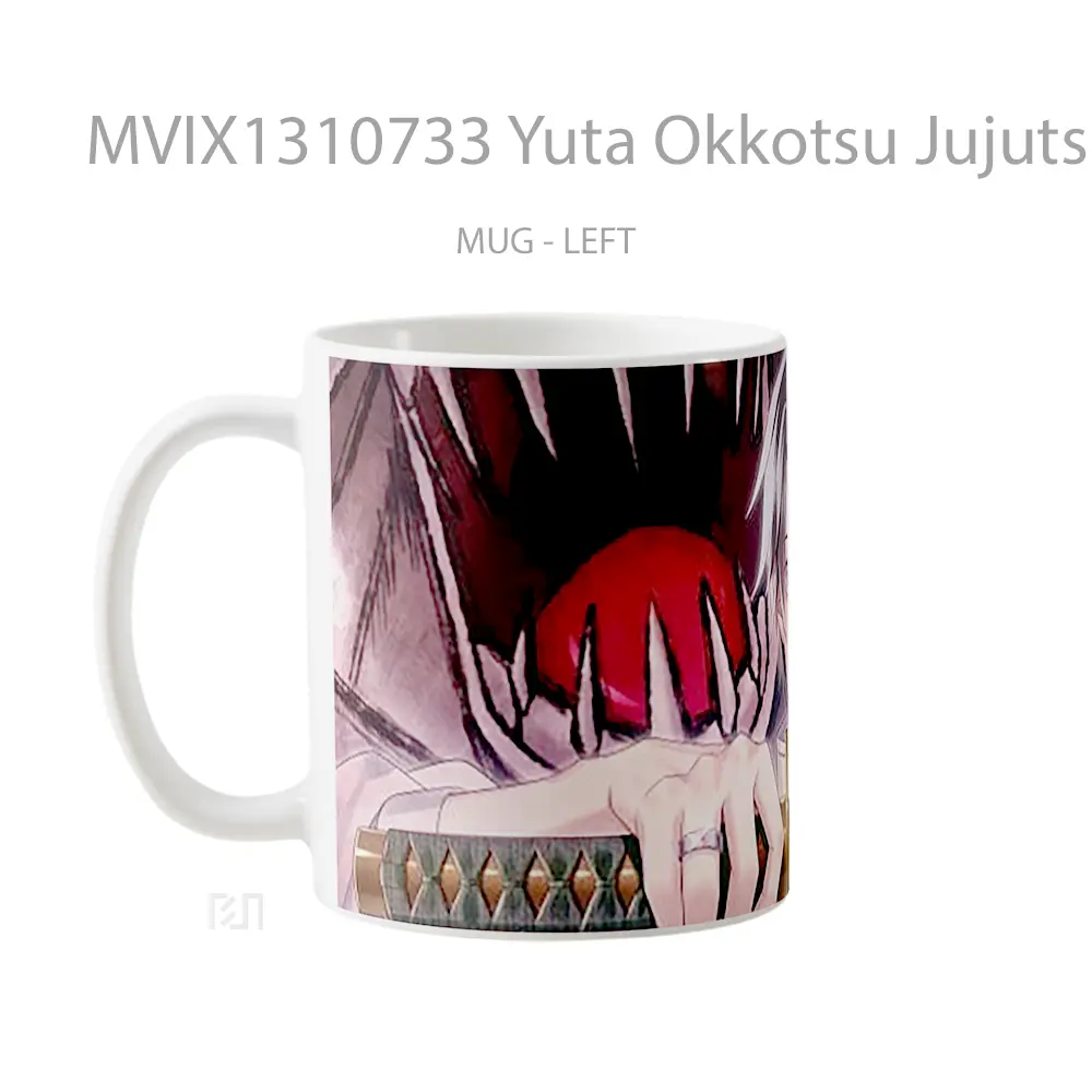 Mug Yuta Okkotsu Jujutsu Kaisen Gelas Keramik Unik - All-side / Desain