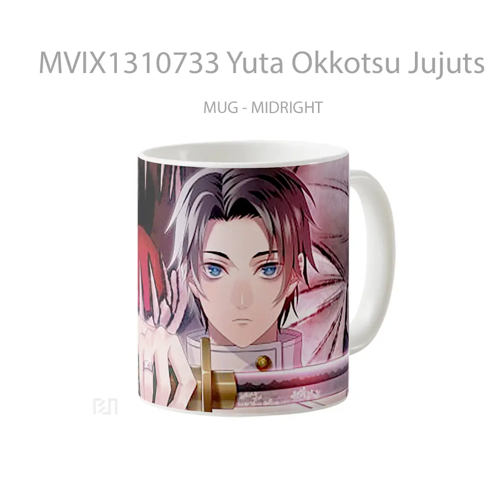 Mug Yuta Okkotsu Jujutsu Kaisen Gelas Keramik Unik - All-side / Desain