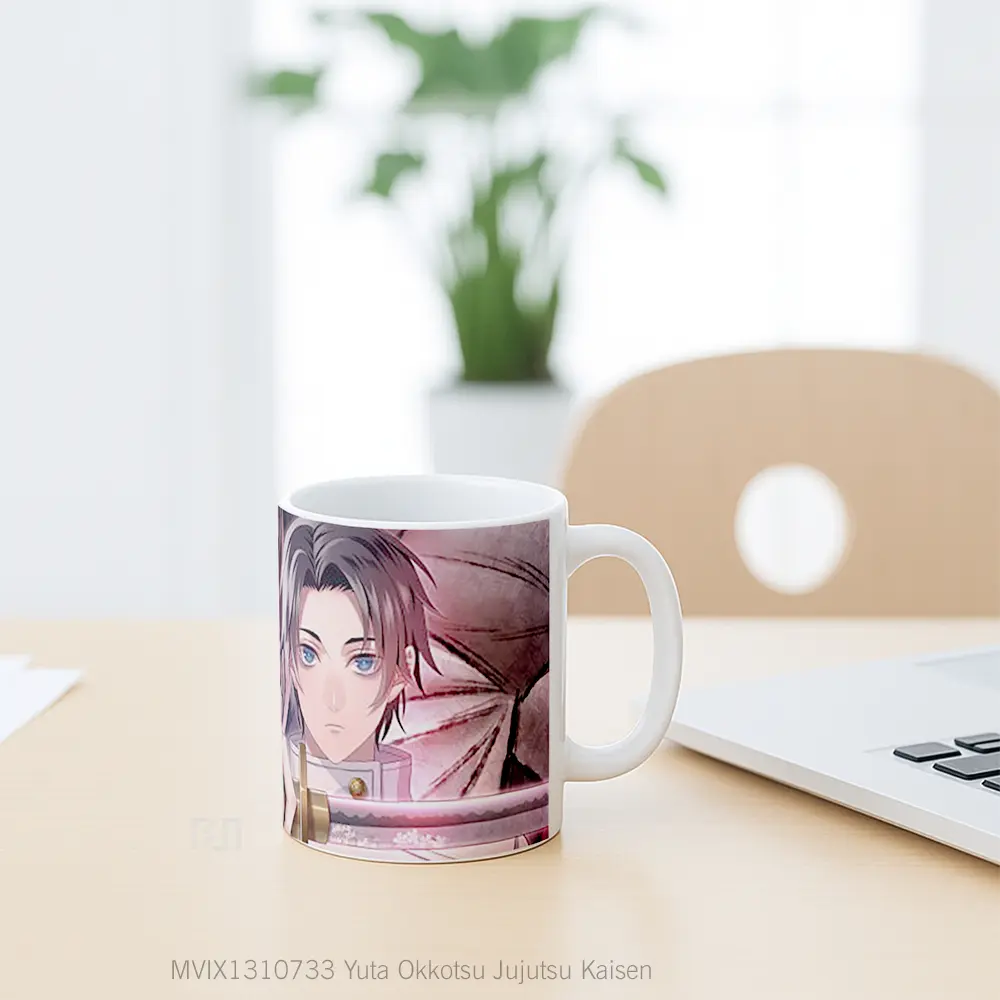 Mug Yuta Okkotsu Jujutsu Kaisen Gelas Keramik Unik - All-side / Desain