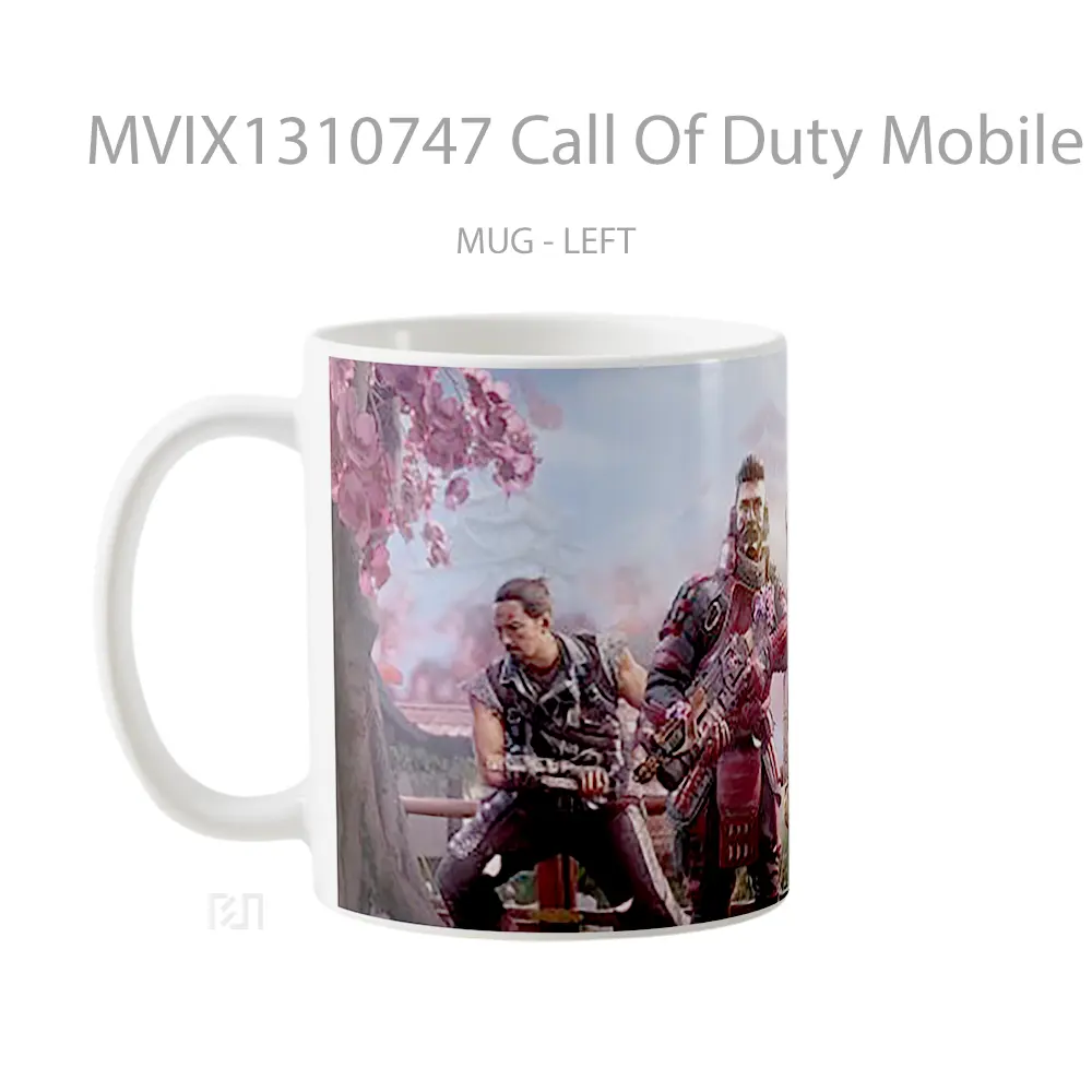 Mug Call Of Duty Mobile Samurais Skin Cangkir Gamer - All-side / Desain