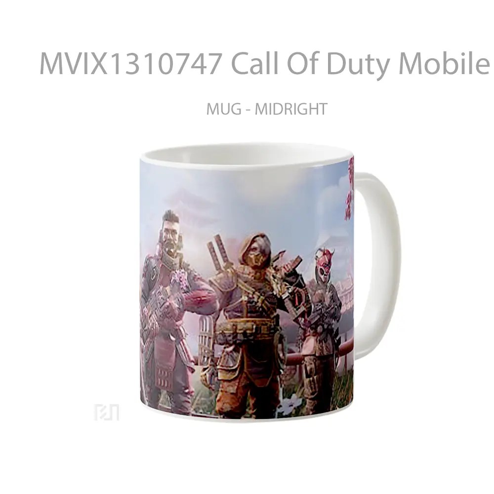 Mug Call Of Duty Mobile Samurais Skin Cangkir Gamer - All-side / Desain