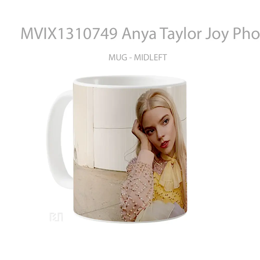 Mug Anya Taylor Joy Photoshoot 2021 Gelas Selebriti - All-side / Desain