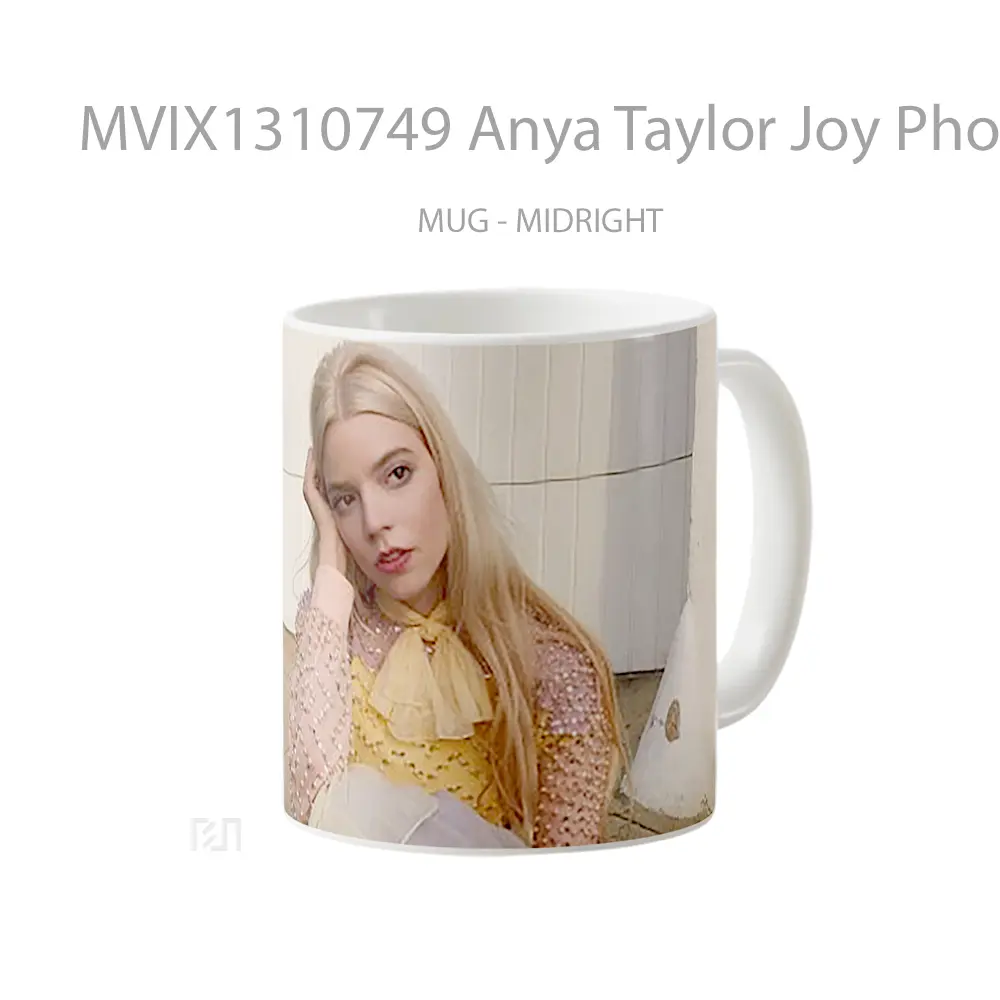 Mug Anya Taylor Joy Photoshoot 2021 Gelas Selebriti - All-side / Desain