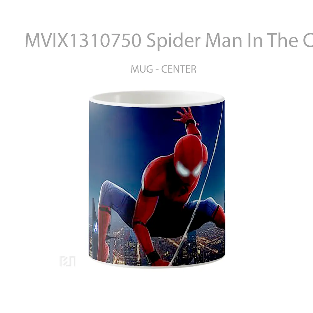 Mug Spider Man In The City Gelas Superhero