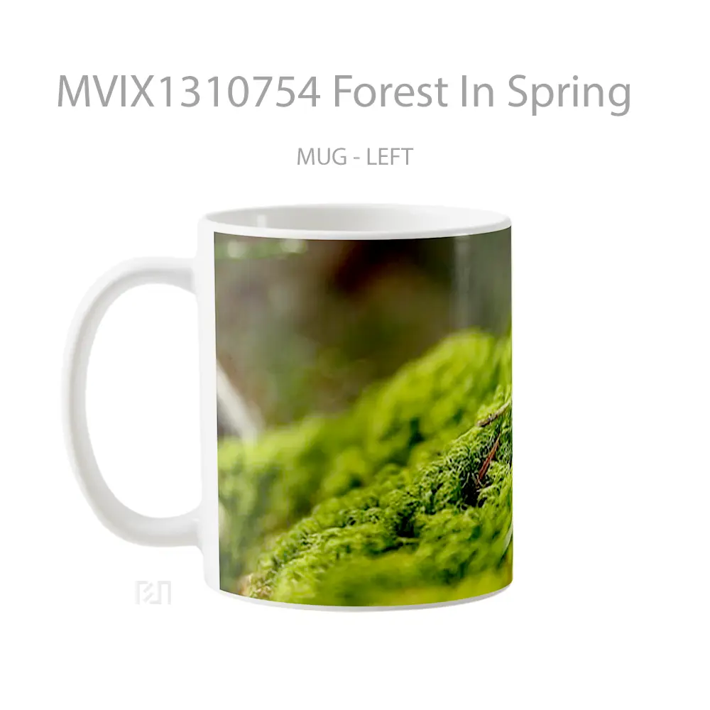 Mug Forest In Spring Gelas Pemandangan Alam - All-side / Desain