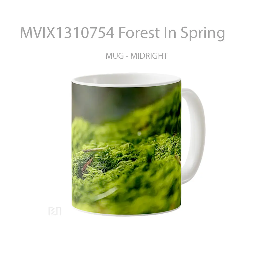 Mug Forest In Spring Gelas Pemandangan Alam - All-side / Desain