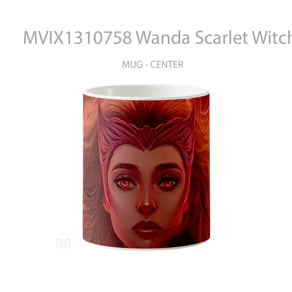 Mug Wanda Scarlet Witch Fanart Gelas Superhero