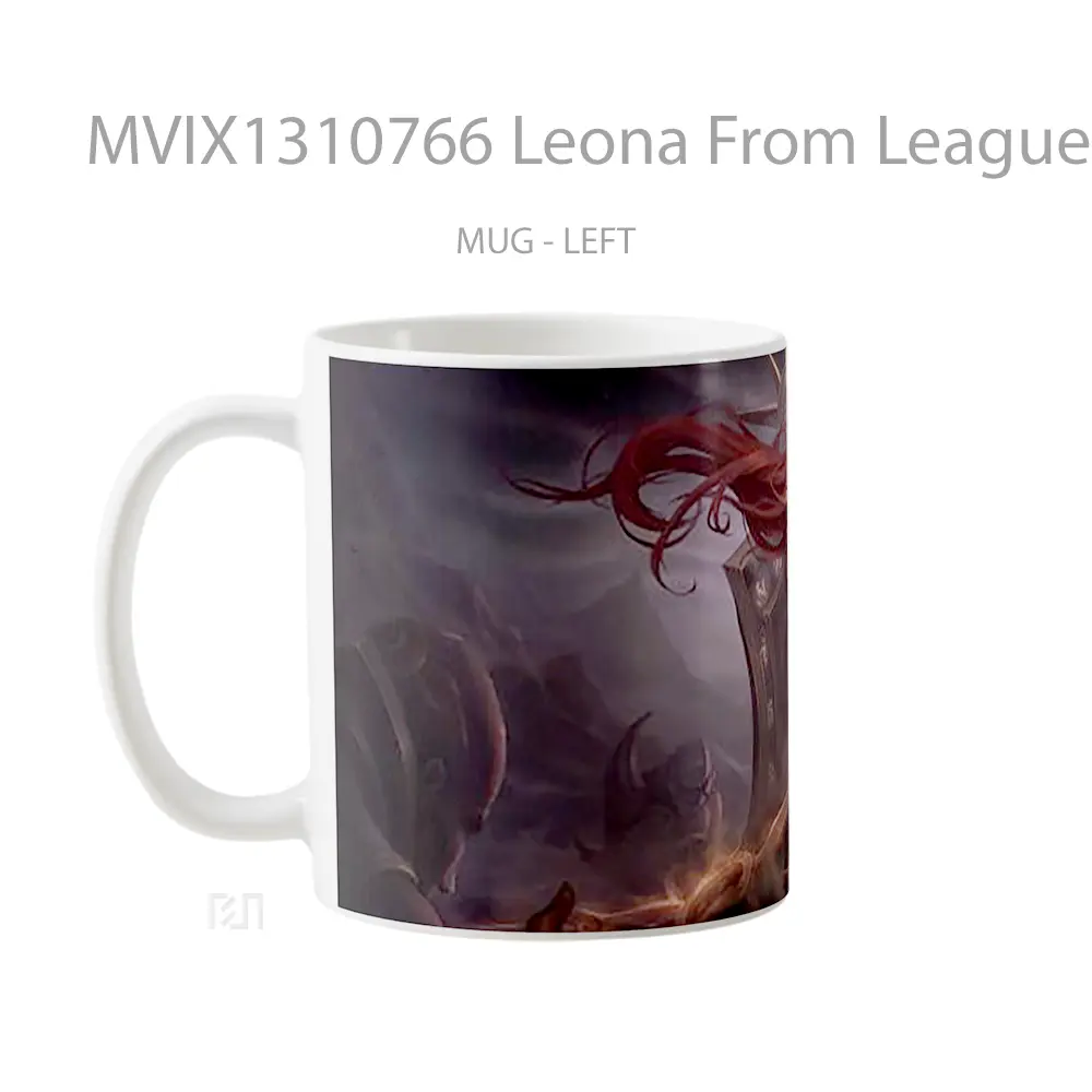 Mug Leona From League Of Legends Cangkir Gamer - All-side / Desain