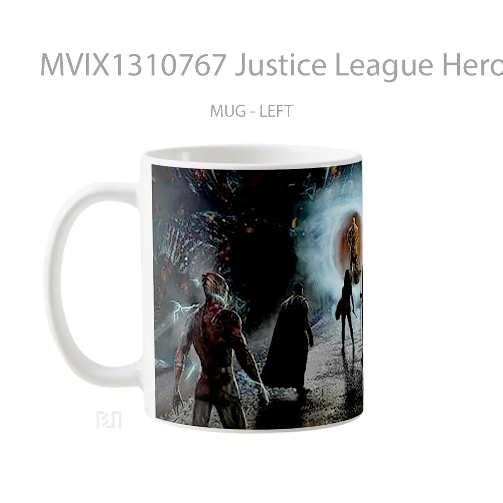 Mug Justice League Heroes Vs Darkseid Gelas Superhero - All-side / Desain