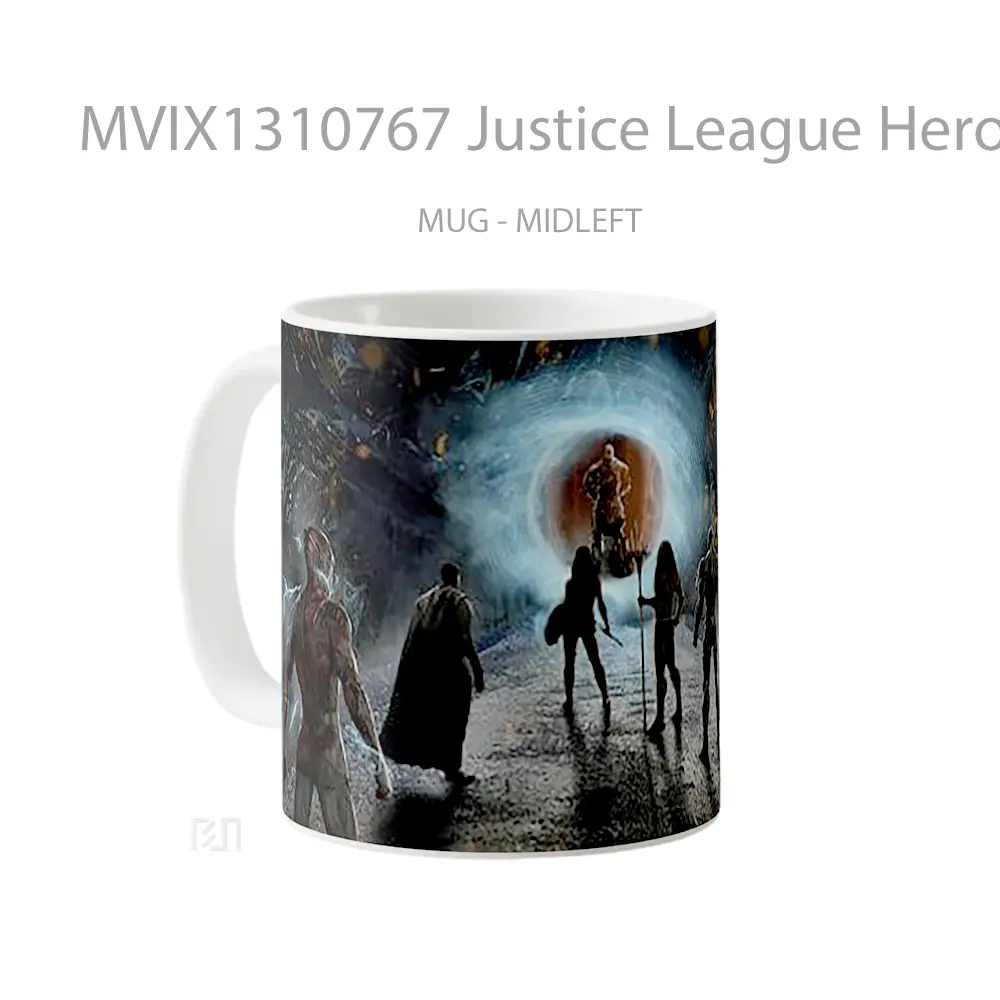 Mug Justice League Heroes Vs Darkseid Gelas Superhero - All-side / Desain