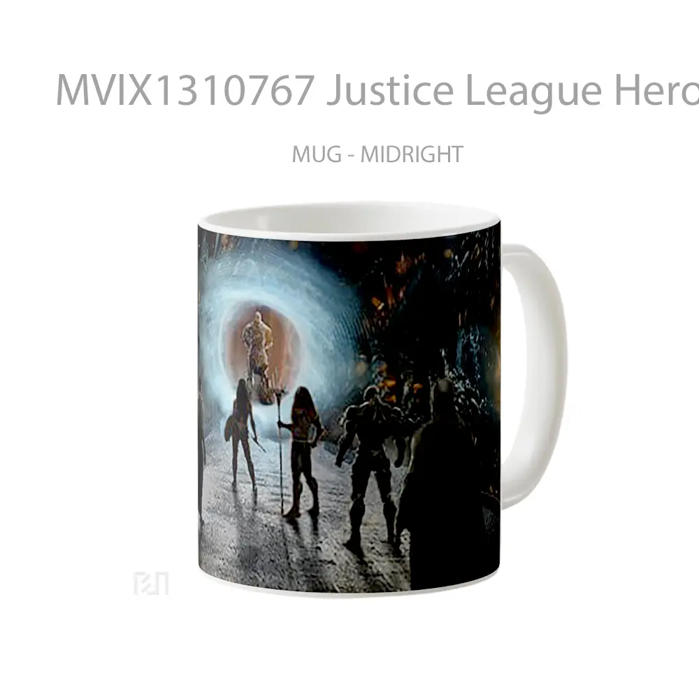 Mug Justice League Heroes Vs Darkseid Gelas Superhero - All-side / Desain