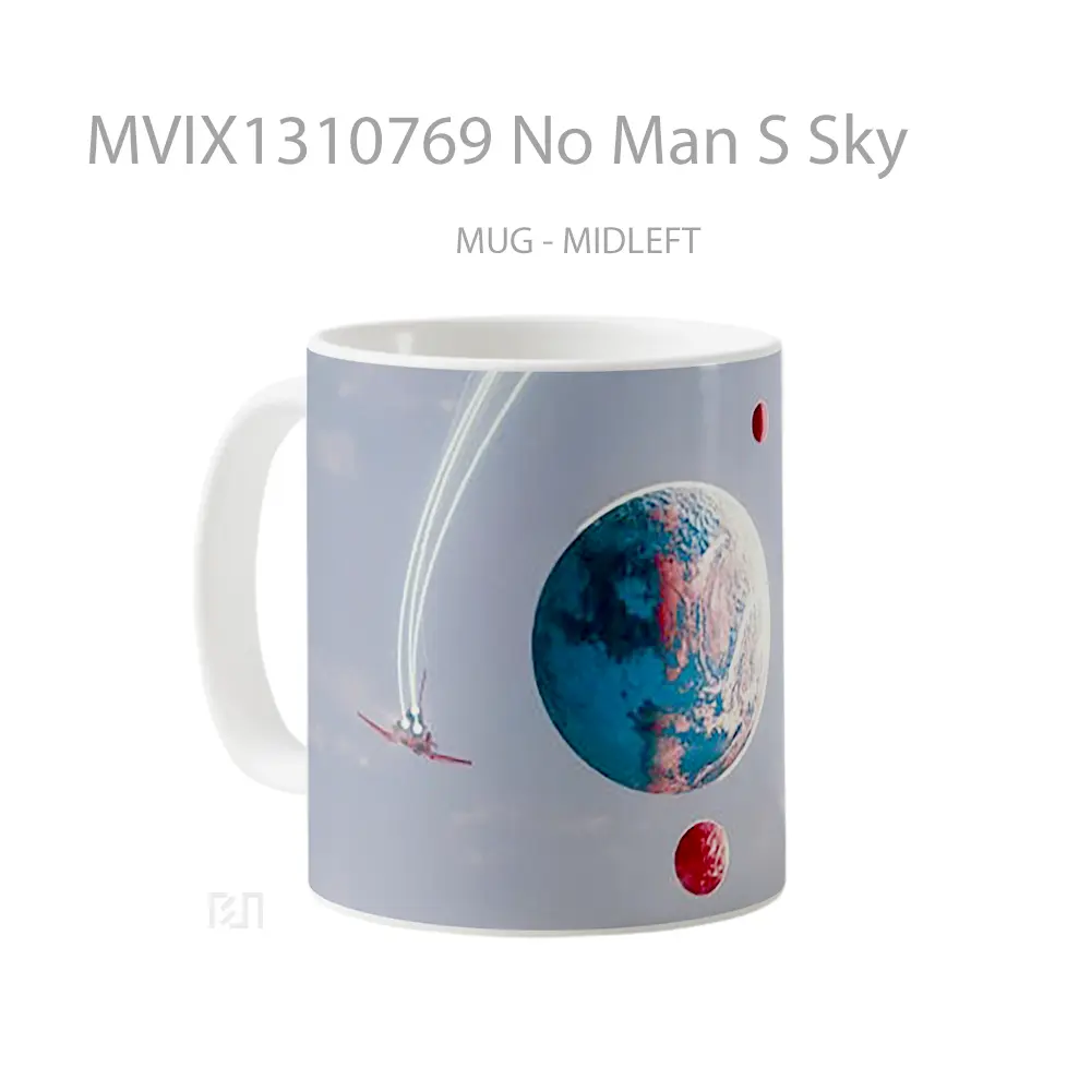 Mug No Man S Sky Gelas Pemandangan Alam - All-side / Desain
