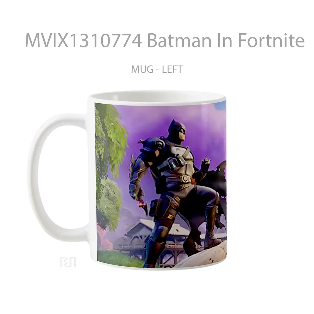 Mug Batman In Fortnite Gelas Superhero - All-side / Desain