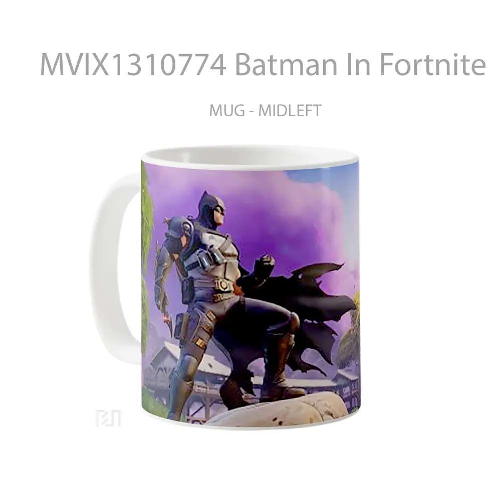 Mug Batman In Fortnite Gelas Superhero - All-side / Desain