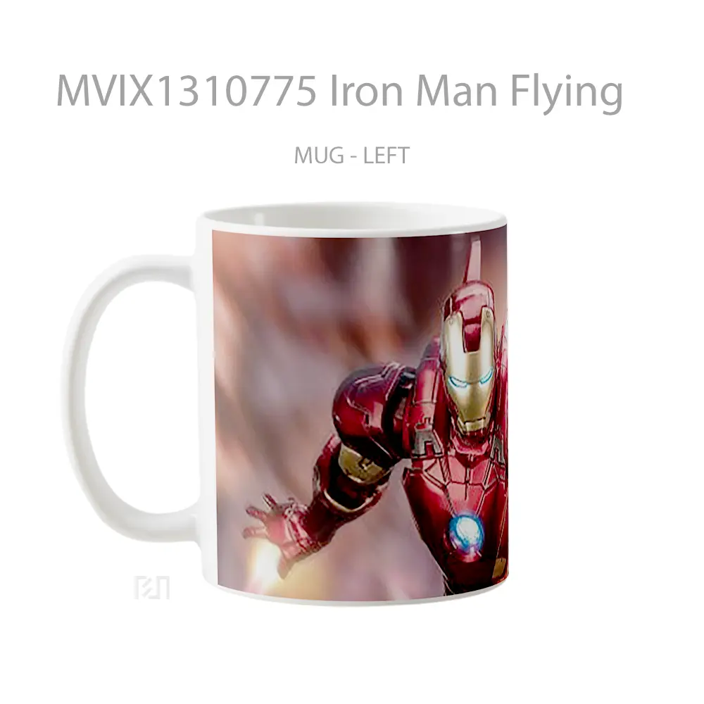 Mug Iron Man Flying Gelas Superhero - All-side / Desain