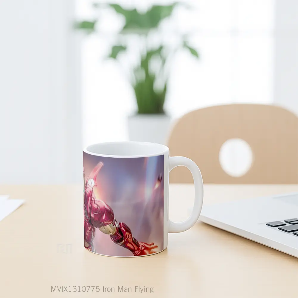 Mug Iron Man Flying Gelas Superhero - All-side / Desain