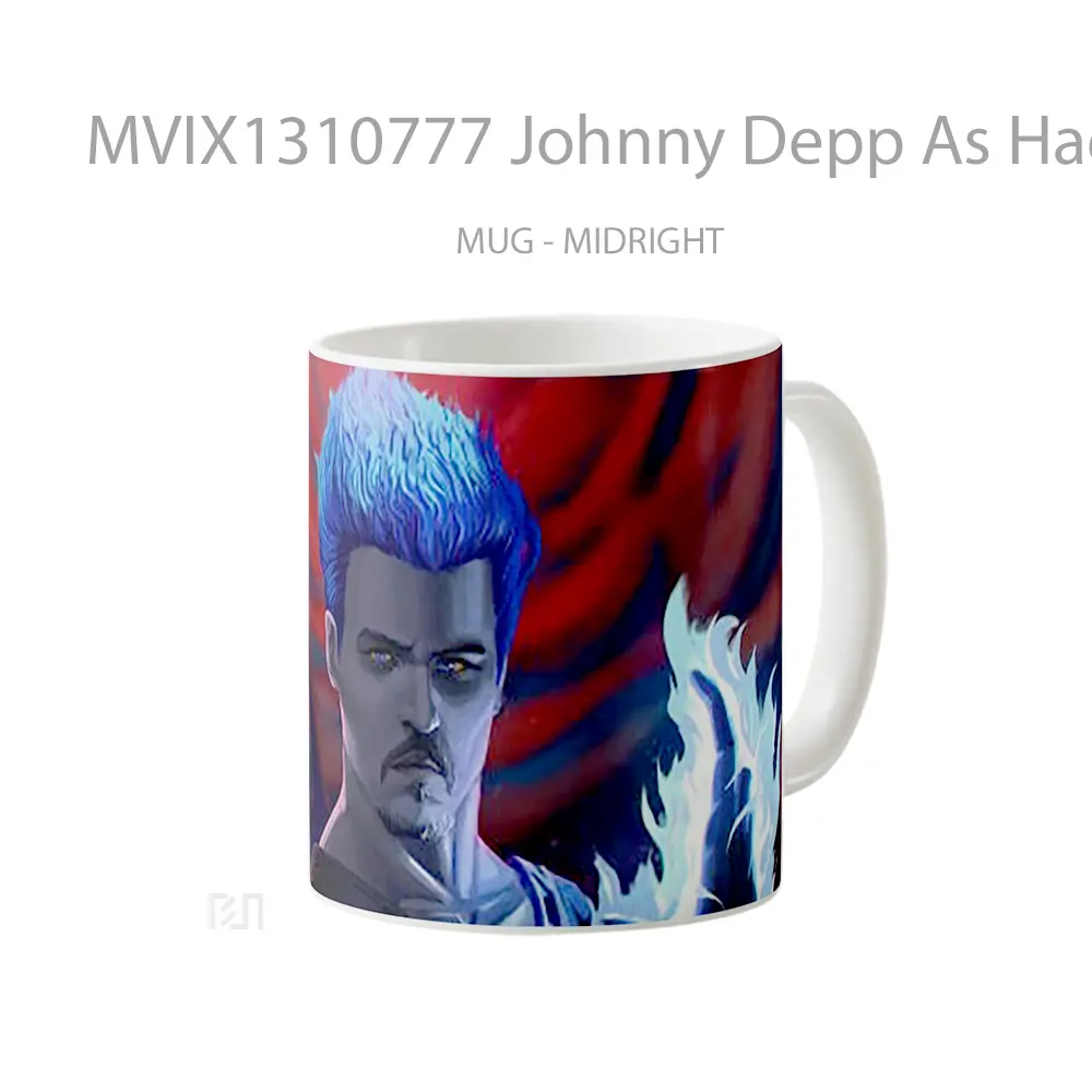 Mug Johnny Depp As Hades Gelas Selebriti - All-side / Desain