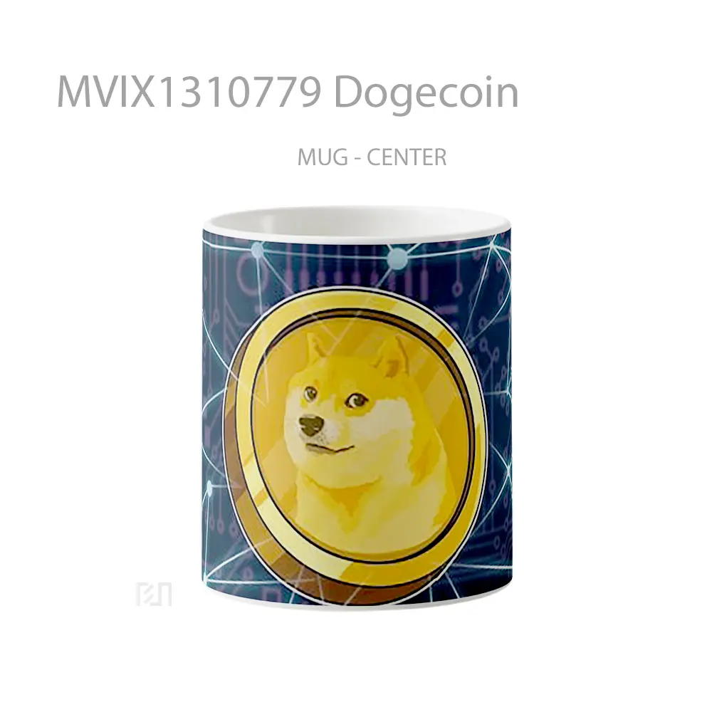 Mug Dogecoin Gelas Keramik Unik