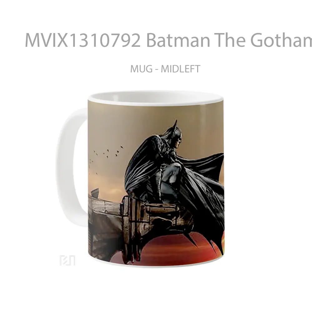 Mug Batman The Gotham Knight Gelas Superhero - All-side / Desain