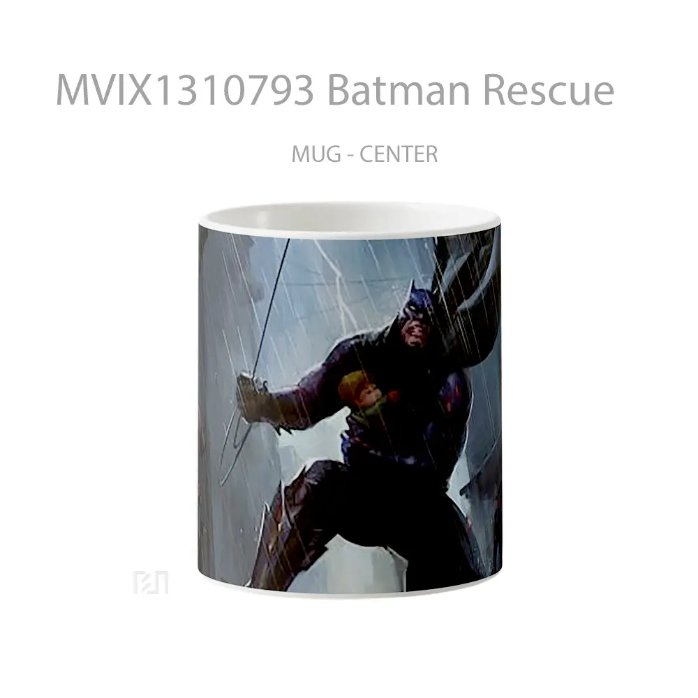 Mug Batman Rescue Gelas Superhero