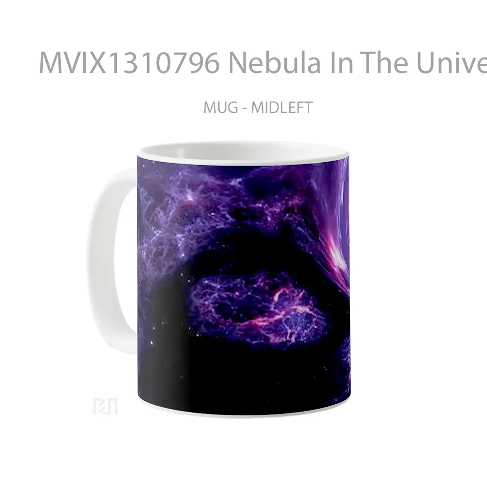 Mug Nebula In The Universe Abstract Gelas Seni Modern - All-side / Desain