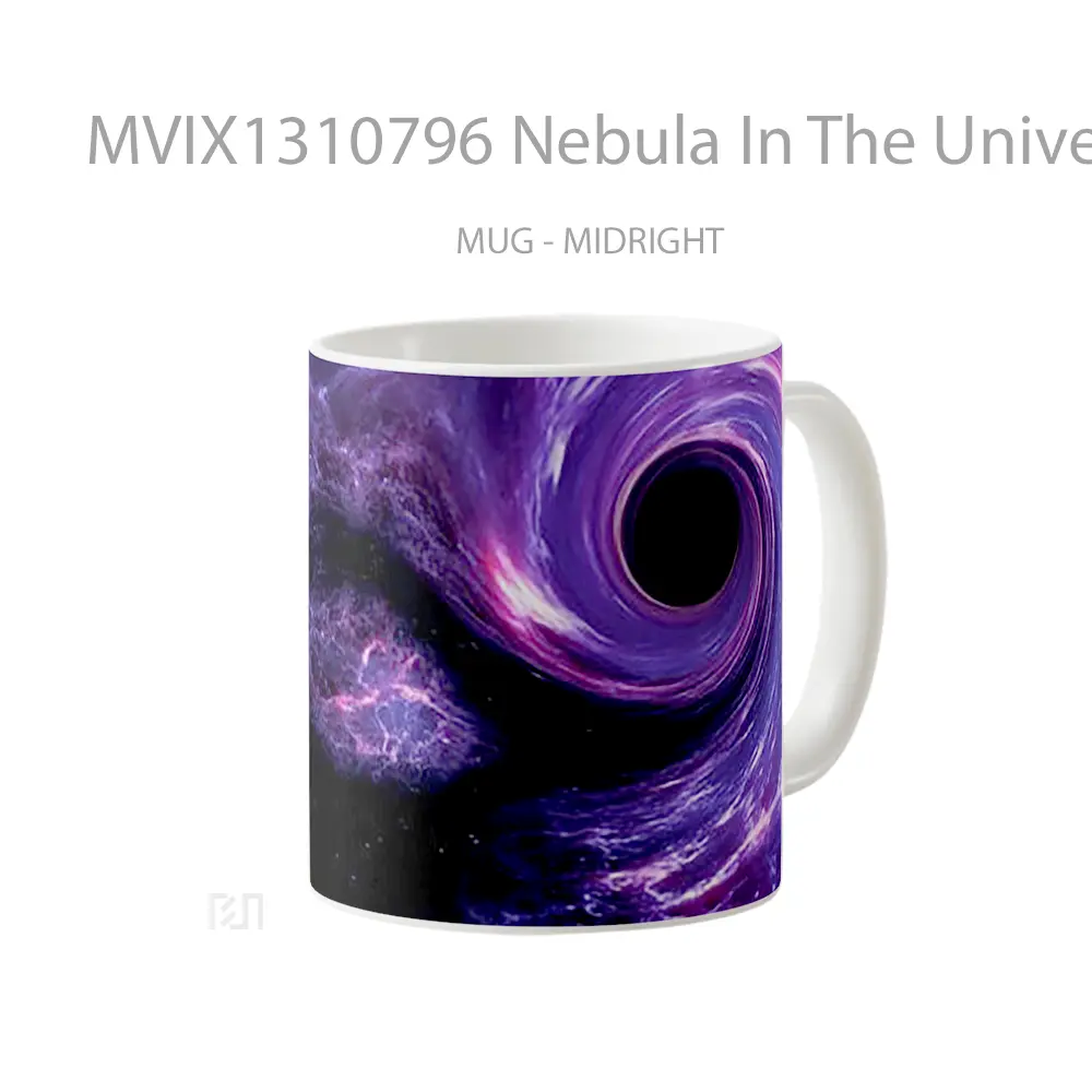 Mug Nebula In The Universe Abstract Gelas Seni Modern - All-side / Desain