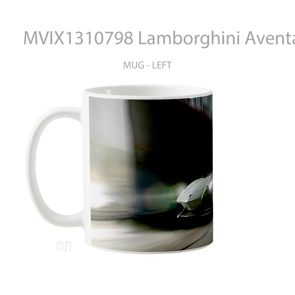 Mug Lamborghini Aventador From Novitec Torado Cangkir Mobil - All-side / Desain