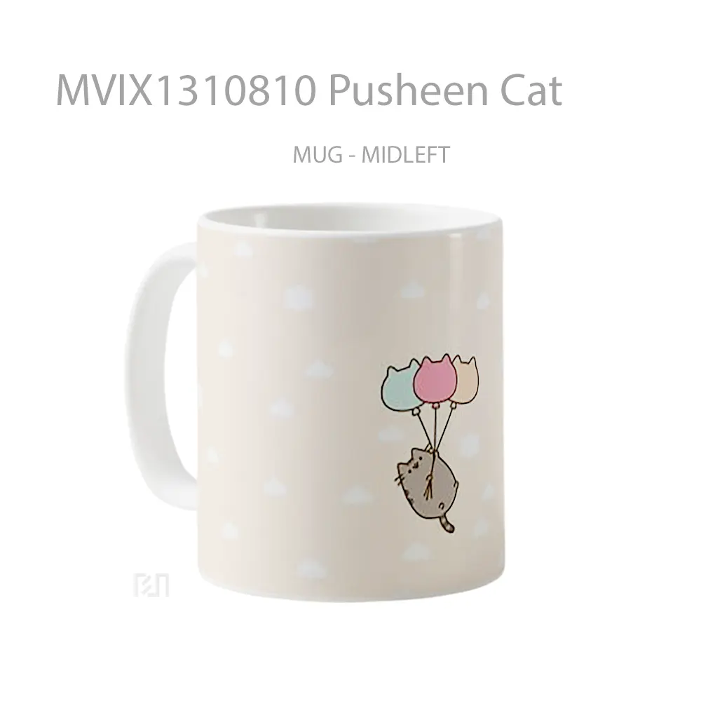 Mug Pusheen Cat Gelas Hewan Lucu - All-side / Desain
