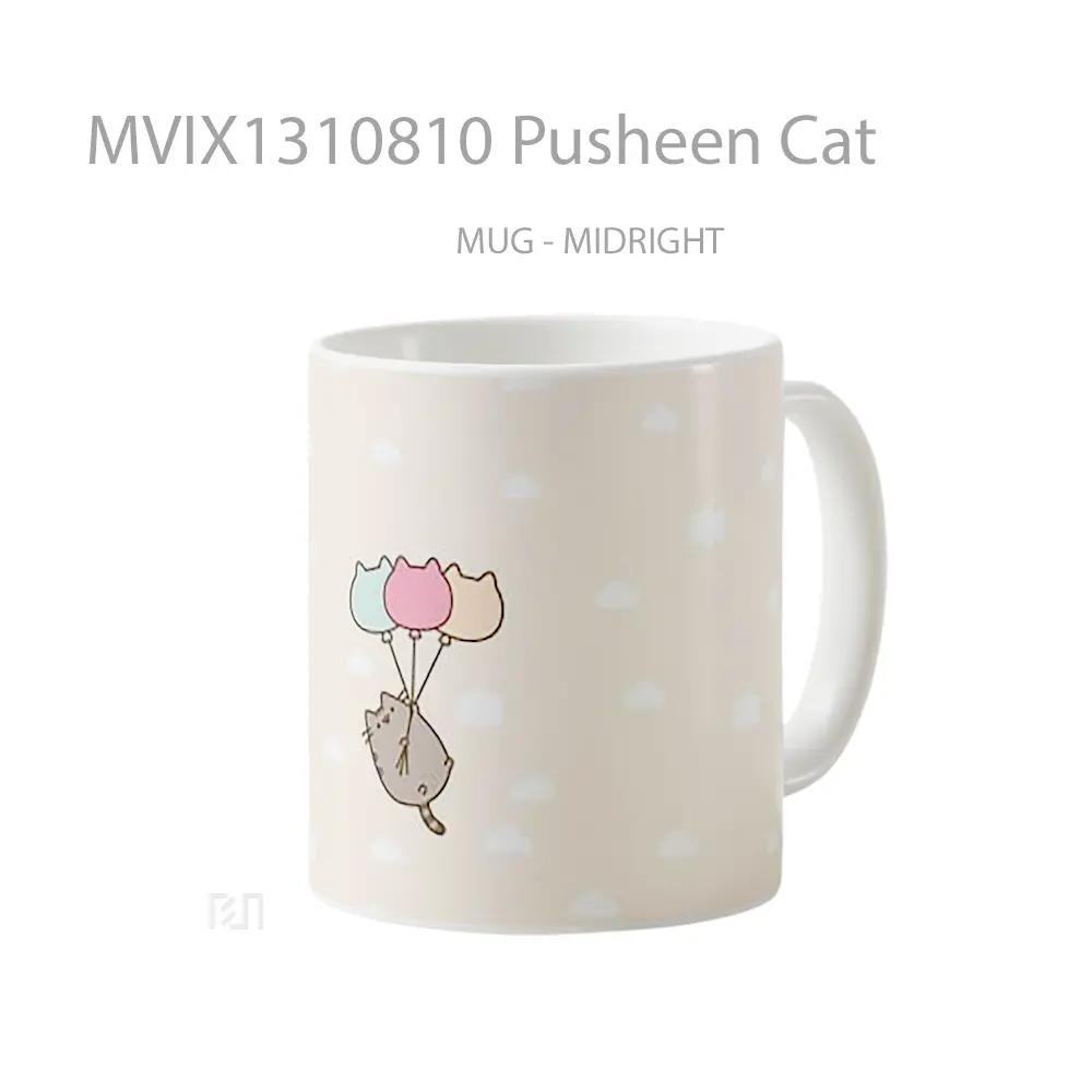 Mug Pusheen Cat Gelas Hewan Lucu - All-side / Desain