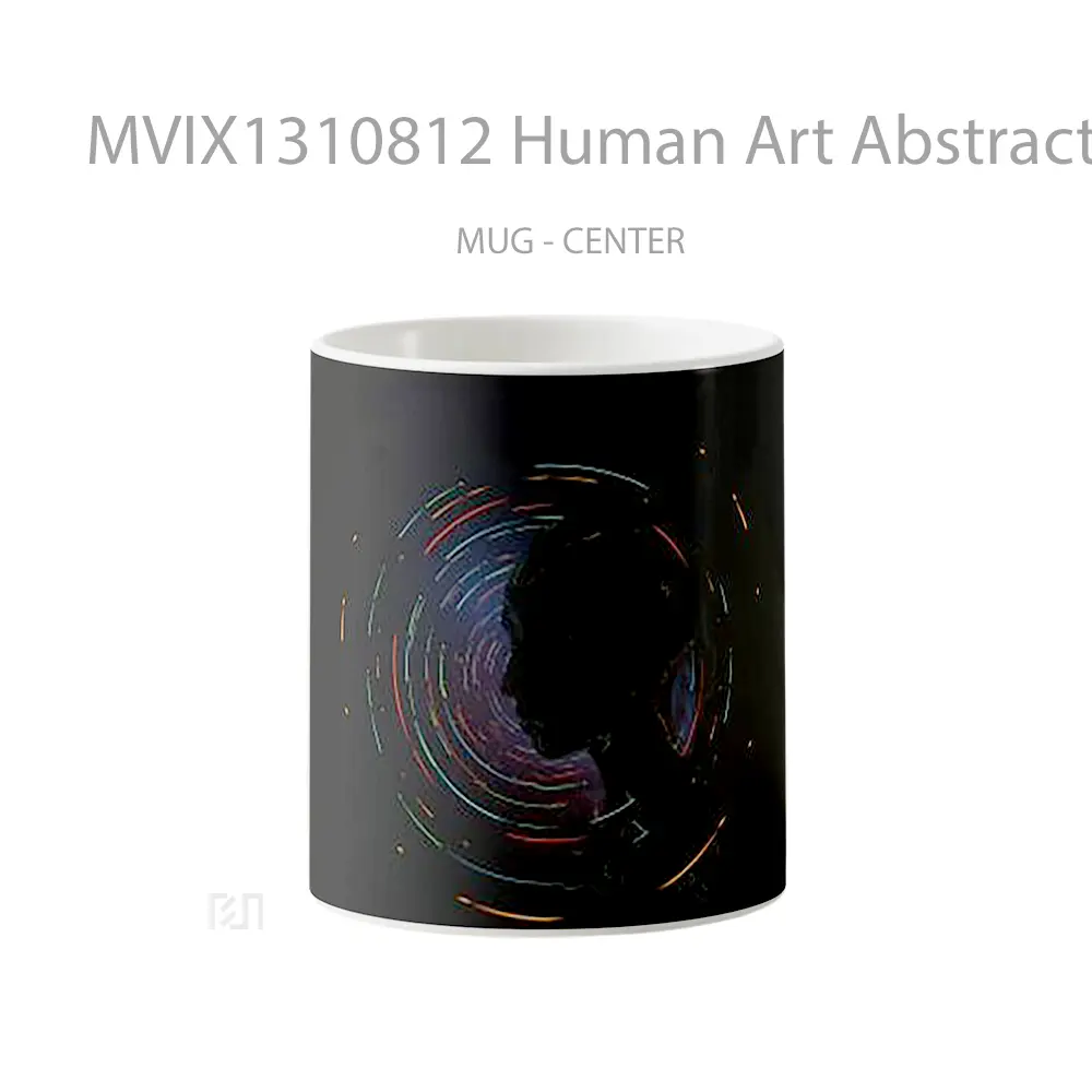 Mug Human Art Abstract Gelas Seni Modern
