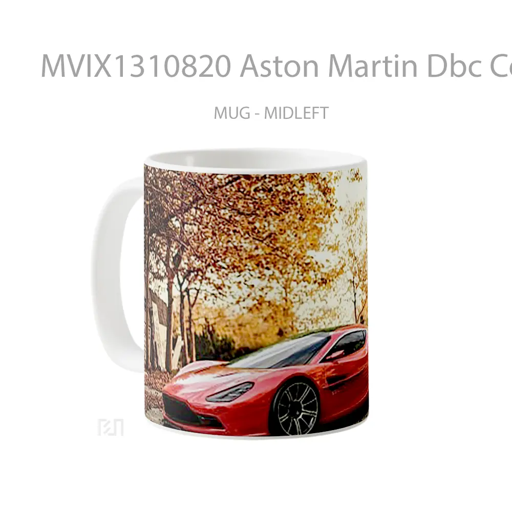 Mug Aston Martin Dbc Concept Cangkir Mobil - All-side / Desain