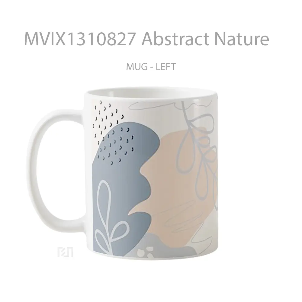 Mug Abstract Nature Gelas Pemandangan Alam - All-side / Desain