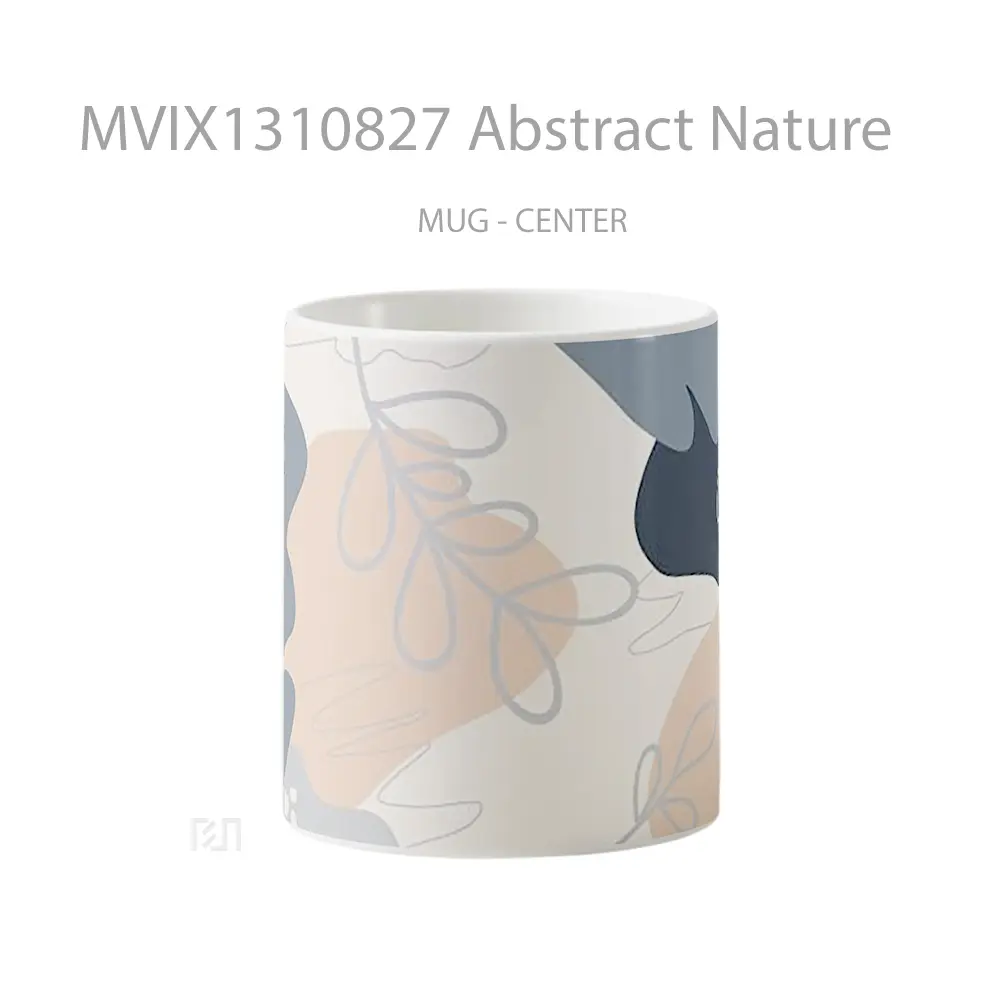 Mug Abstract Nature Gelas Pemandangan Alam