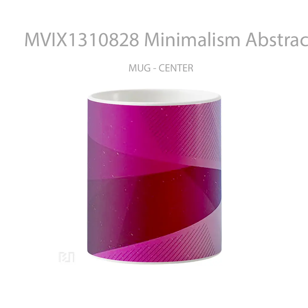 Mug Minimalism Abstraction Gelas Keramik Unik