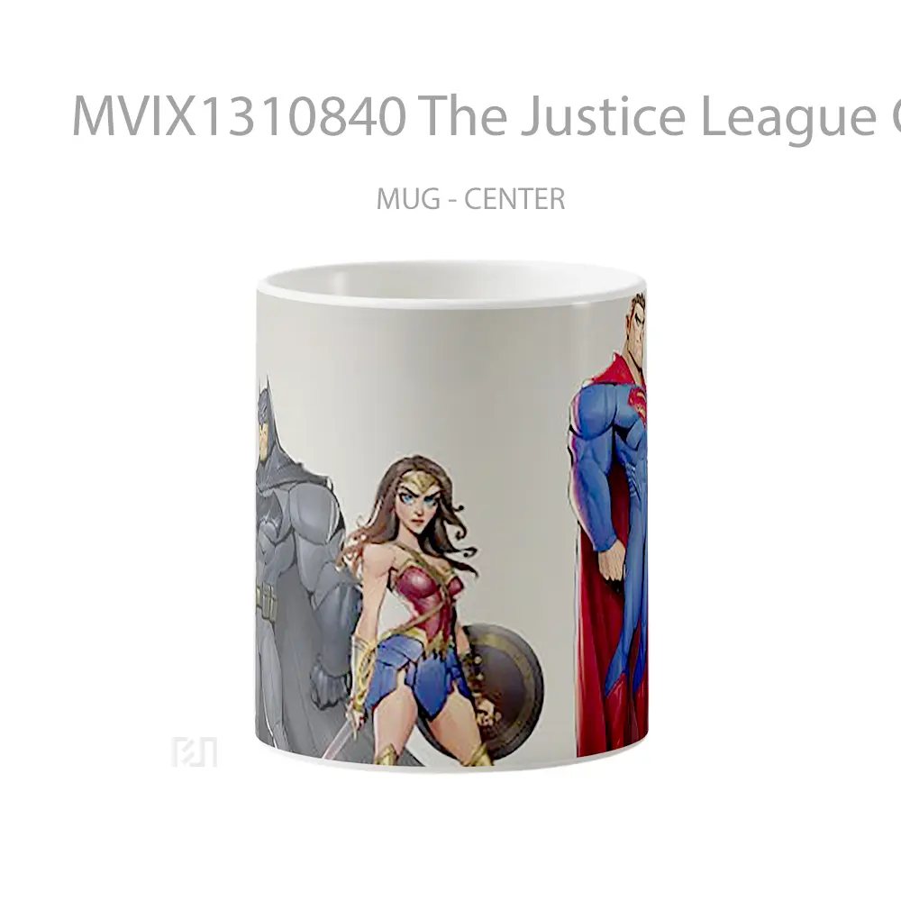 Mug The Justice League Cartoon Gelas Superhero