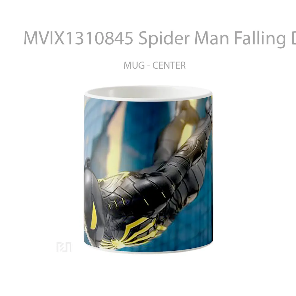 Mug Spider Man Falling Down Gelas Superhero