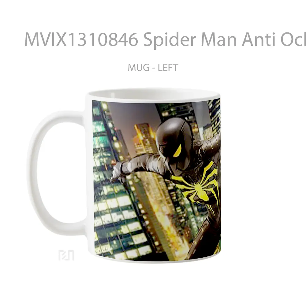 Mug Spider Man Anti Ock Suit Gelas Superhero - All-side / Desain