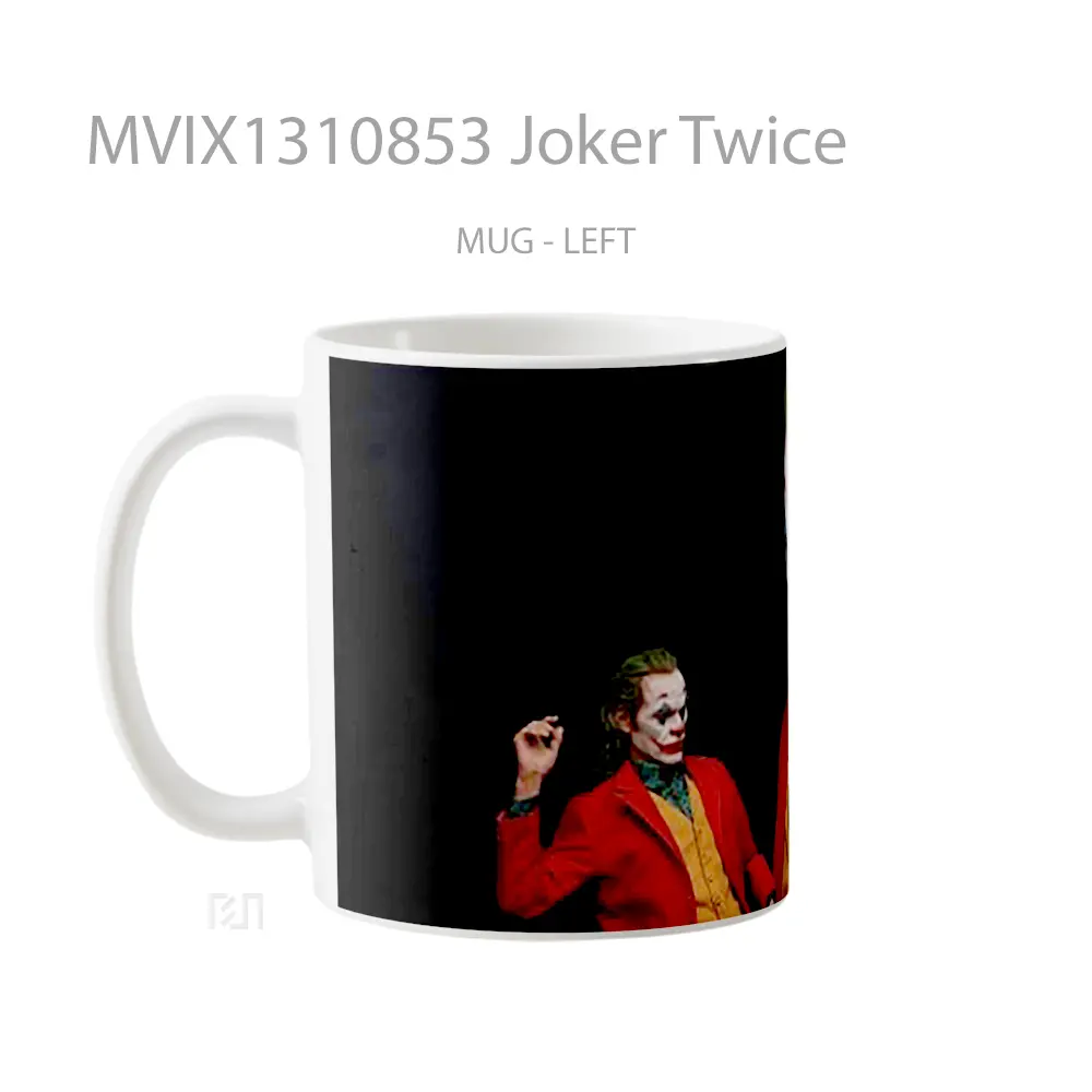 Mug Joker Twice Gelas Superhero - All-side / Desain