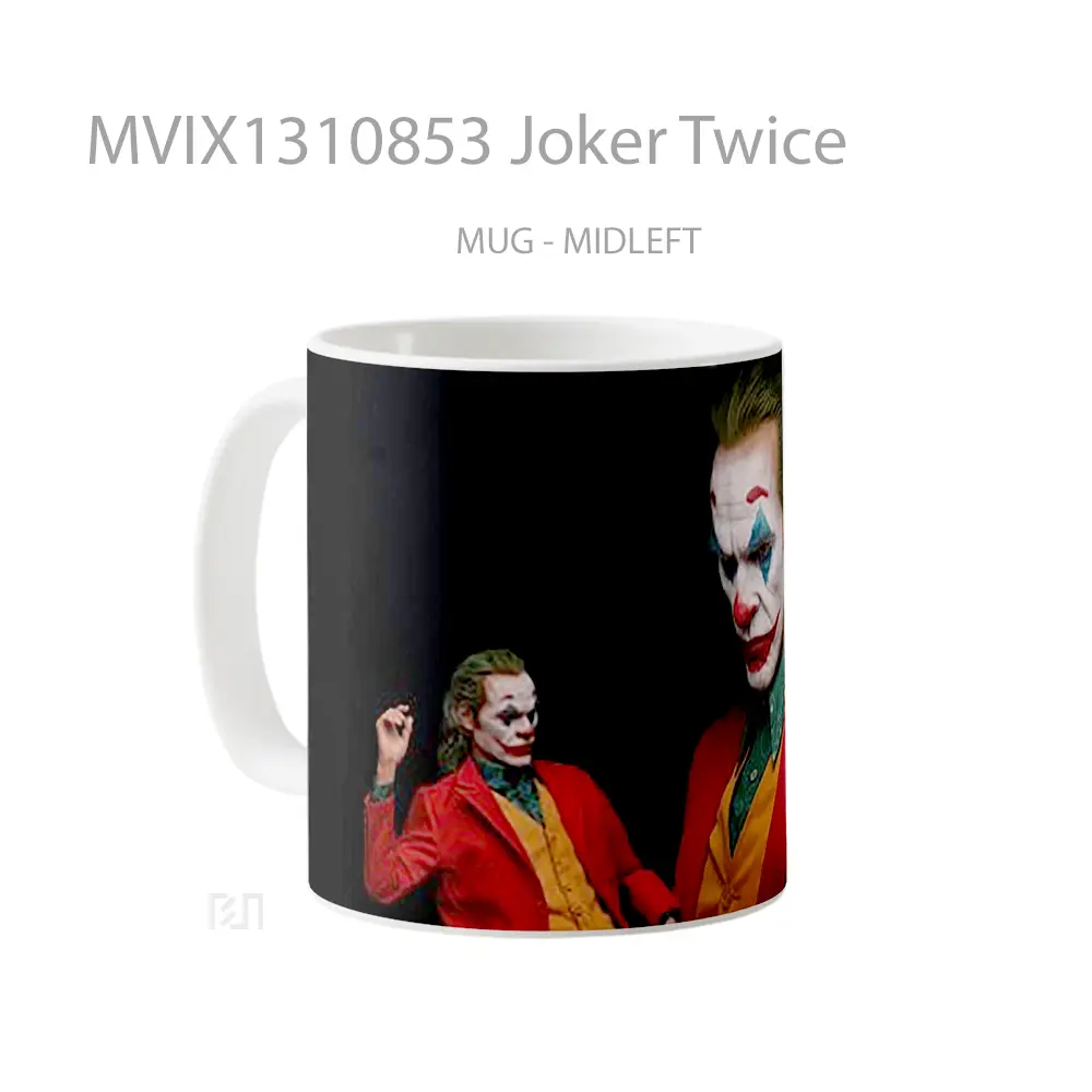 Mug Joker Twice Gelas Superhero - All-side / Desain