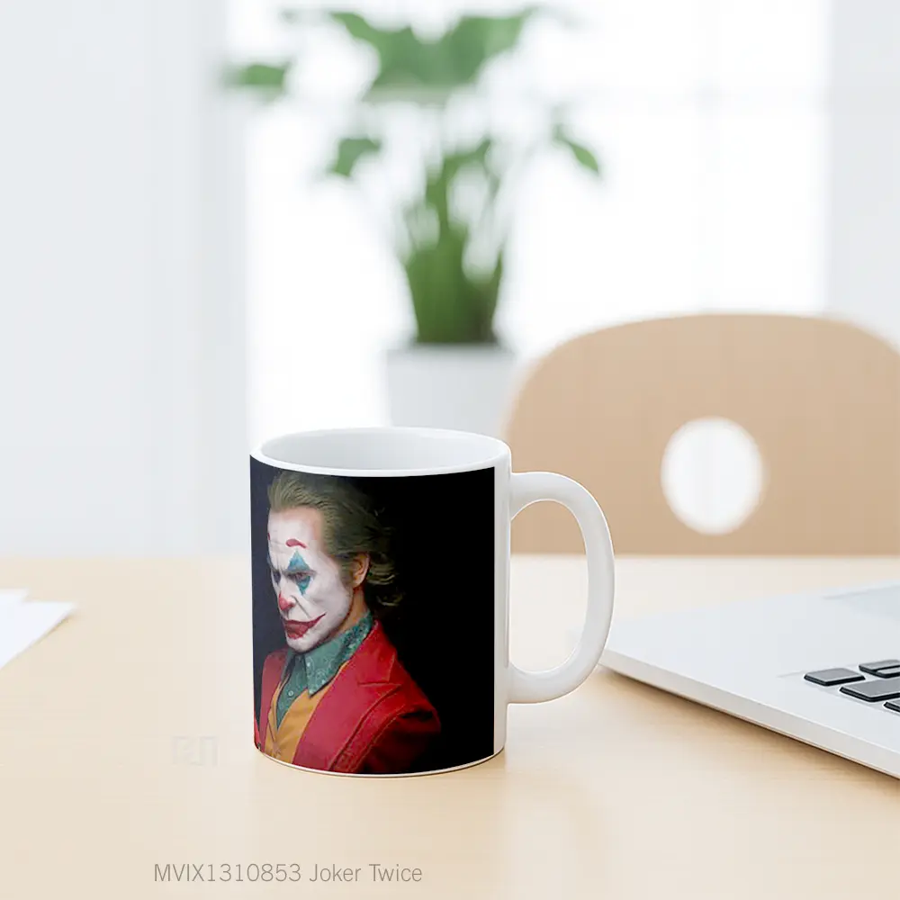Mug Joker Twice Gelas Superhero - All-side / Desain