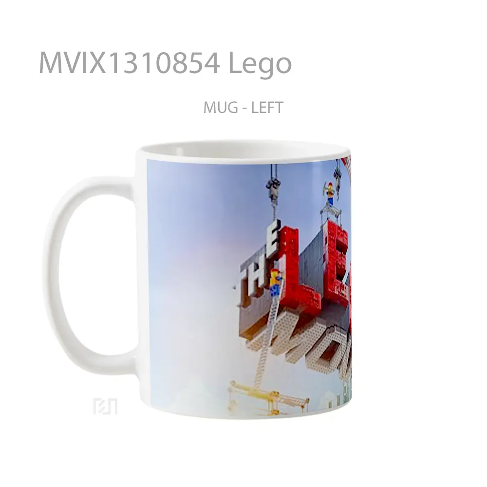 Mug Lego Gelas Keramik Unik - All-side / Desain