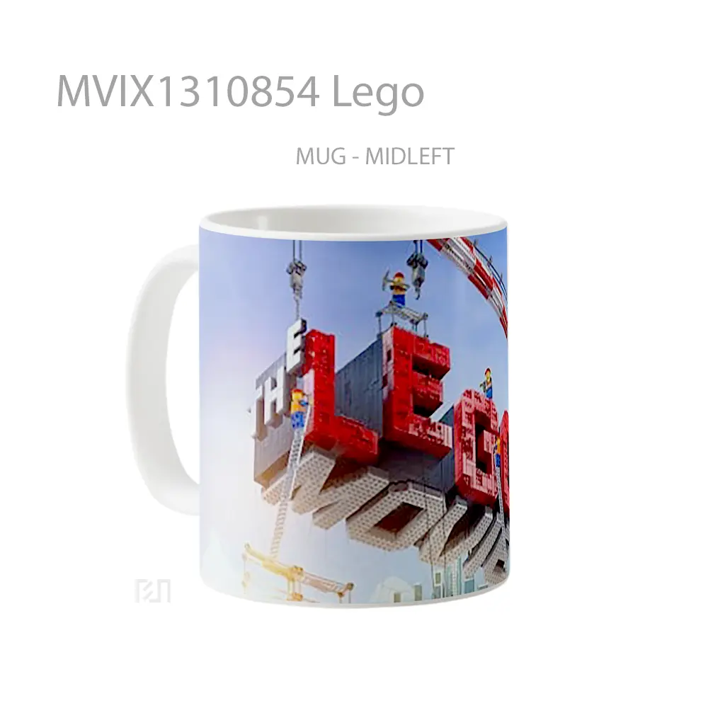 Mug Lego Gelas Keramik Unik - All-side / Desain
