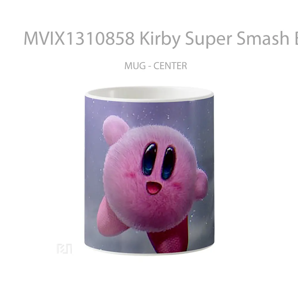 Mug Kirby Super Smash Bros Gelas Keramik Unik