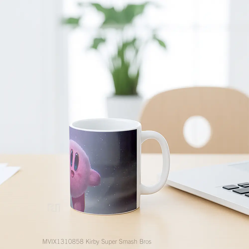 Mug Kirby Super Smash Bros Gelas Keramik Unik - All-side / Desain