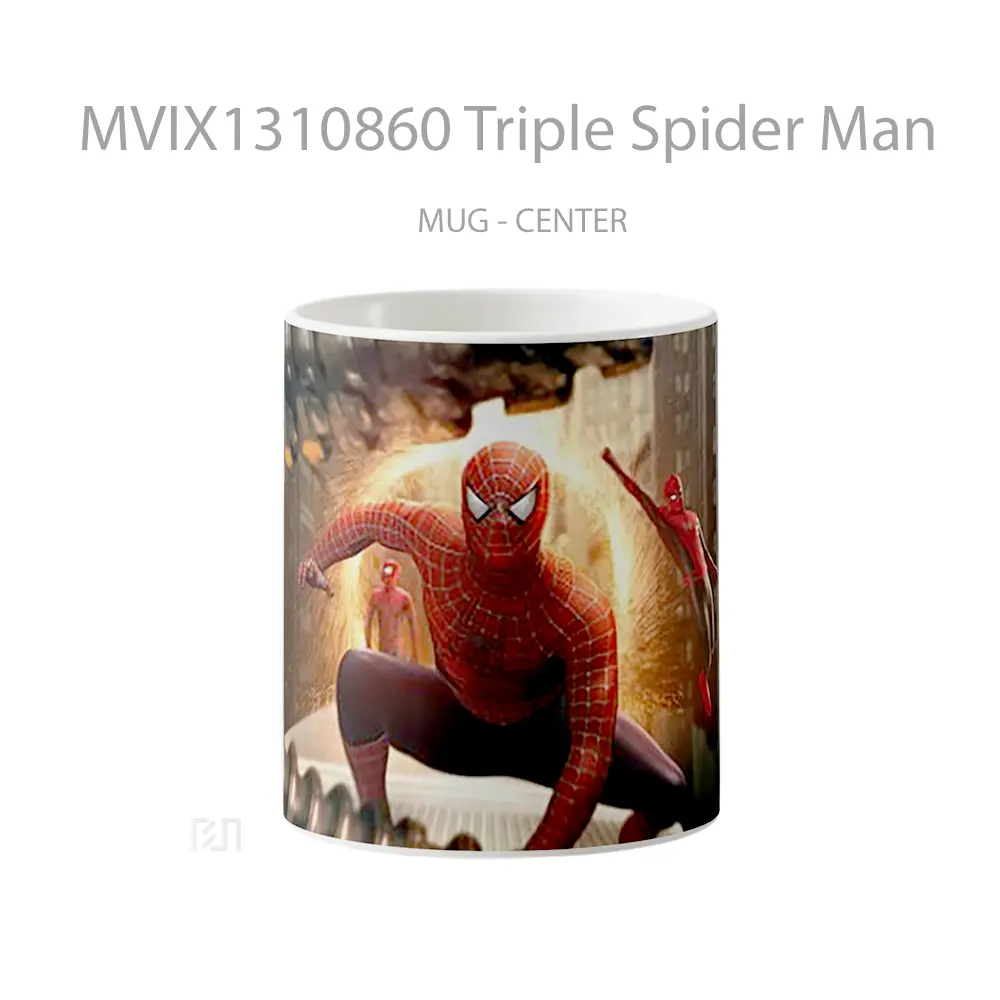 Mug Triple Spider Man Gelas Superhero