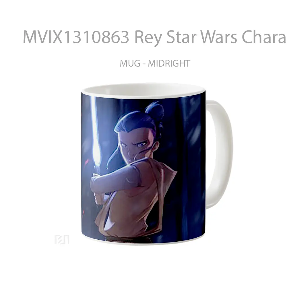 Mug Rey Star Wars Character Fanart Gelas Star Wars - All-side / Desain